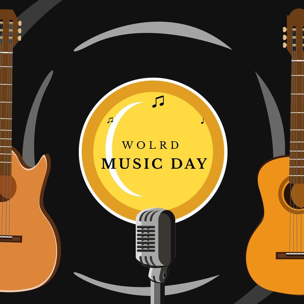 World Music Day vector