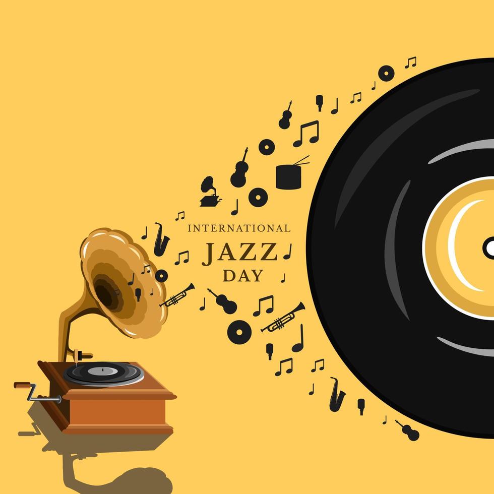 International Jazz Day vector