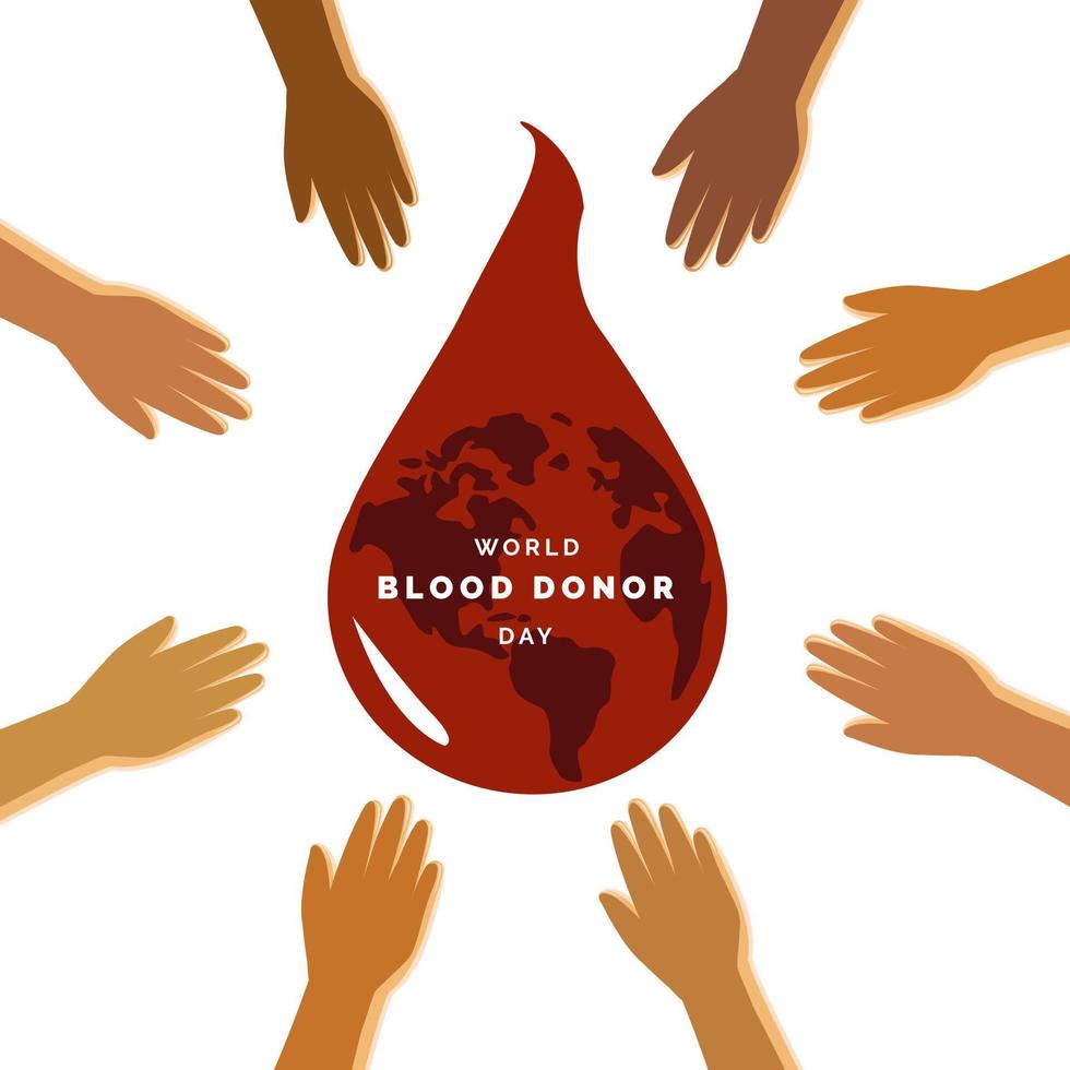 World Blood Donation Day vector