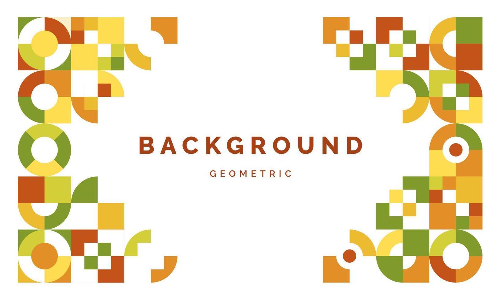Color Geometric Pattern Background Vector