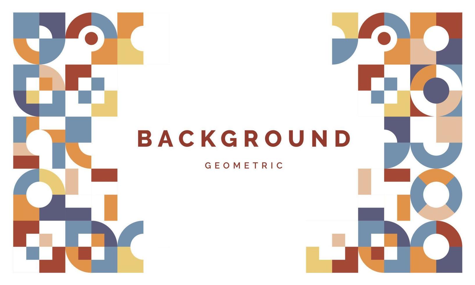 Color Geometric Pattern Background Vector