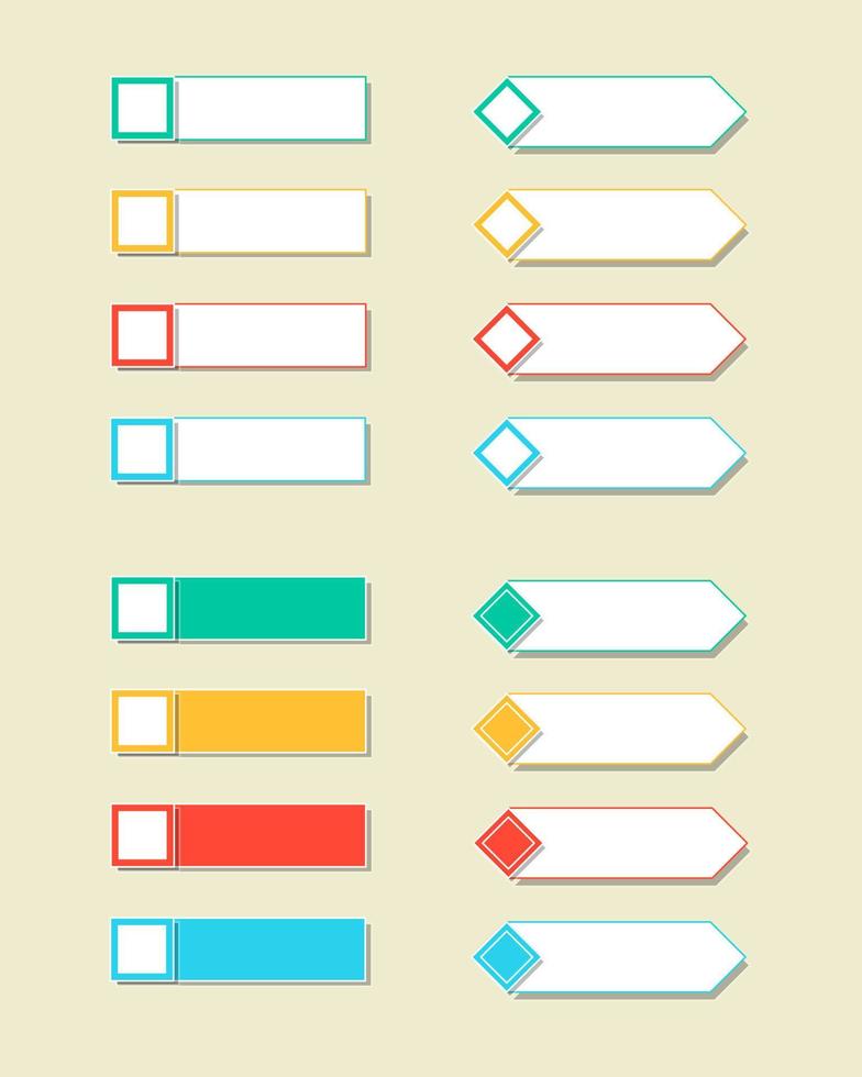 Infographic set design elements, for material design vector