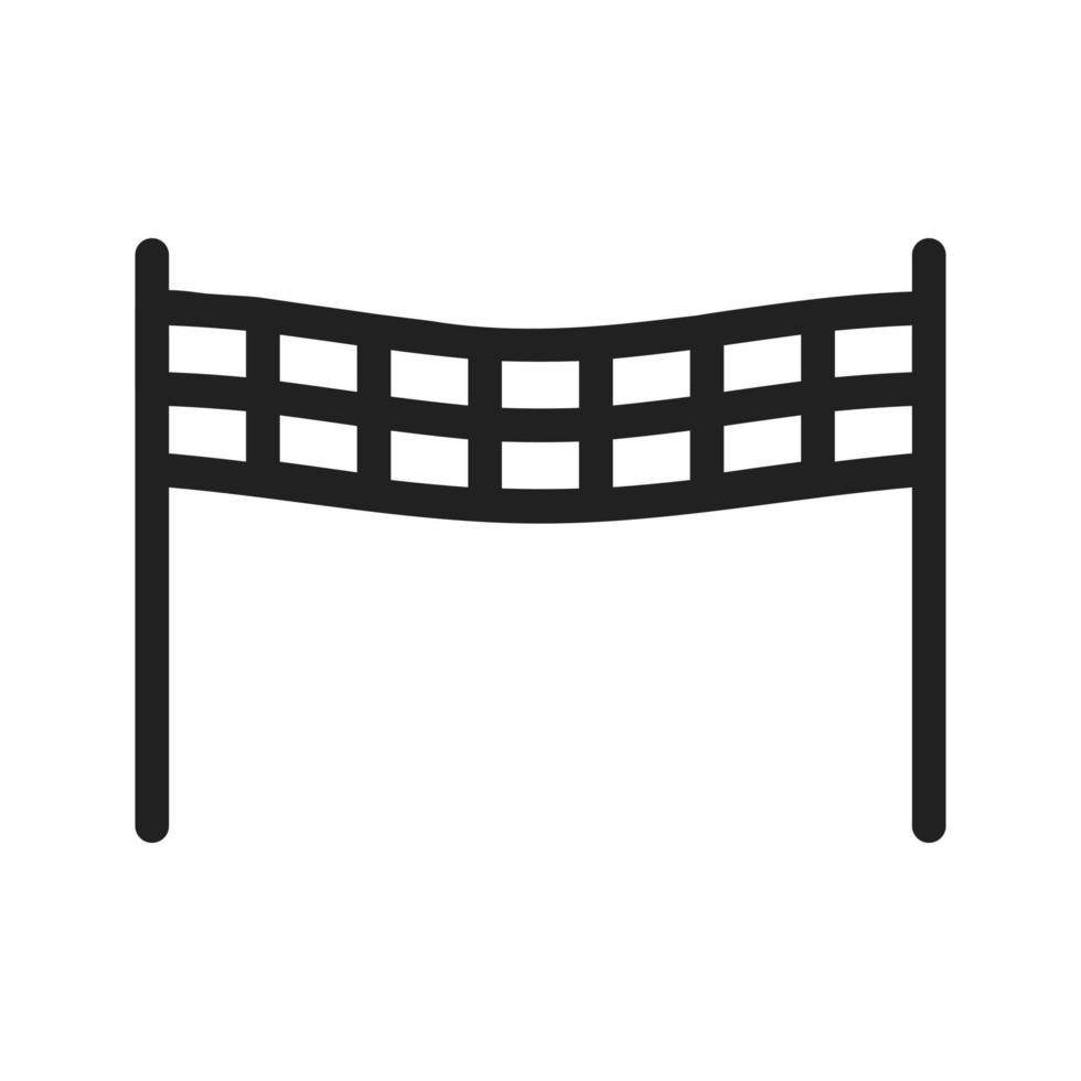 Finish Line Line Icon vector