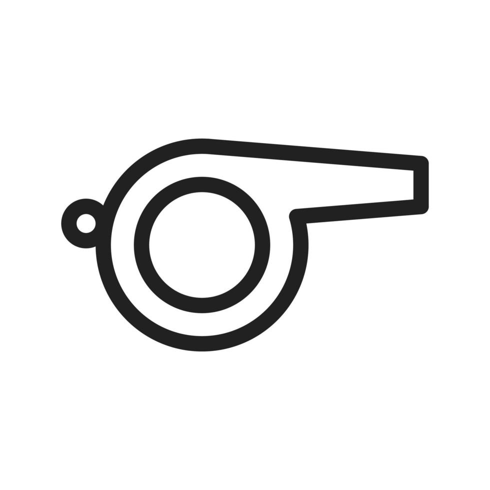 Whistle Line Icon vector