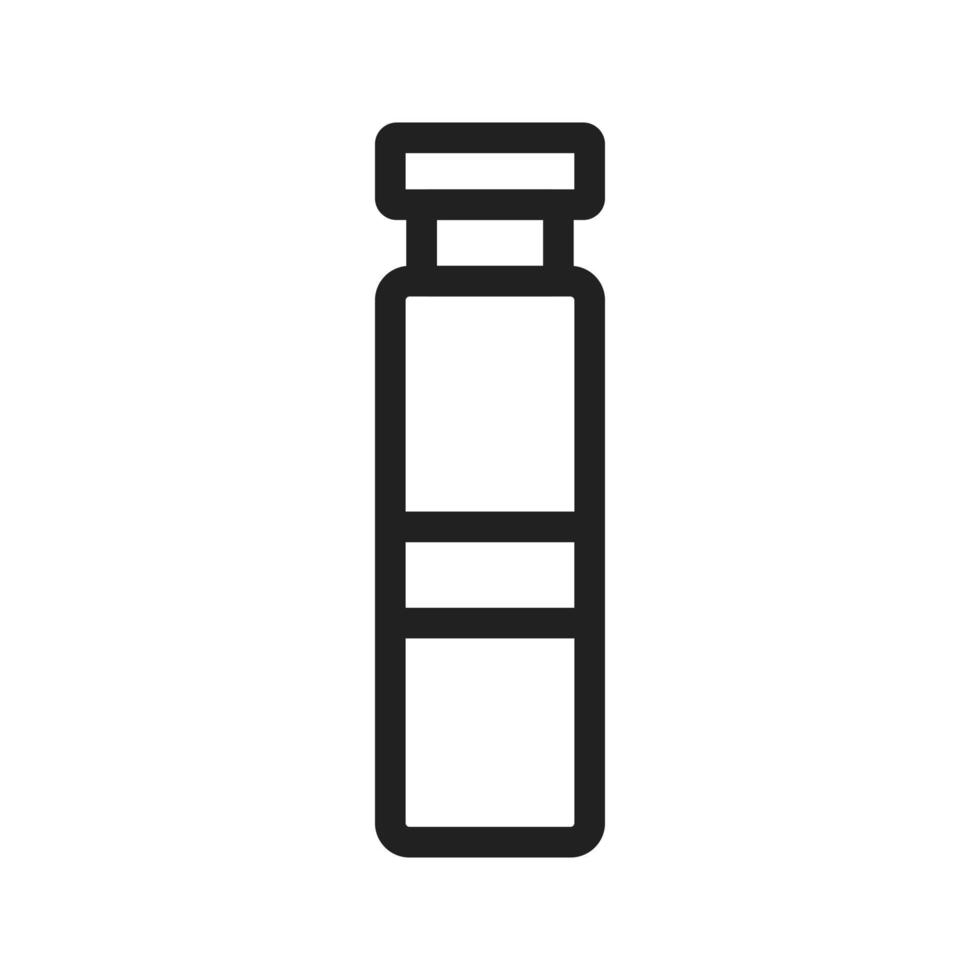 Anesthetic Line Icon vector