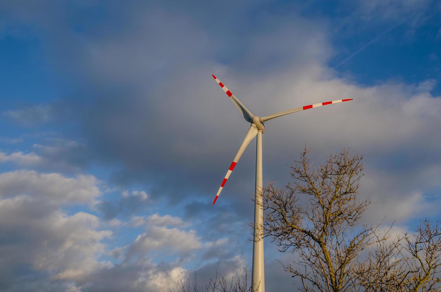 pinwheel with clouds photo