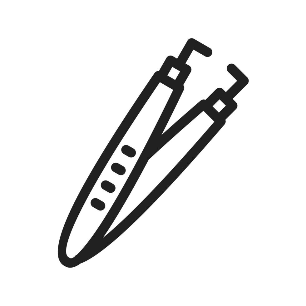 Forceps I Line Icon vector