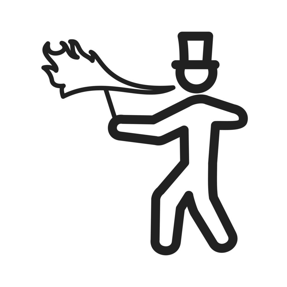 Spitting Fire Icon vector