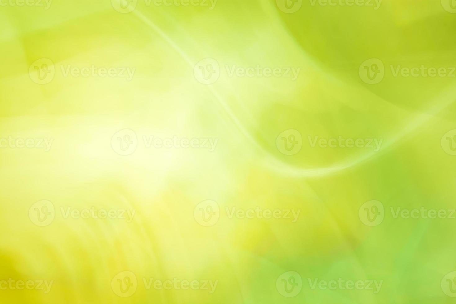 fondo de banner abstracto amarillo verde. desenfoque de luz telón de fondo de primavera de verano foto