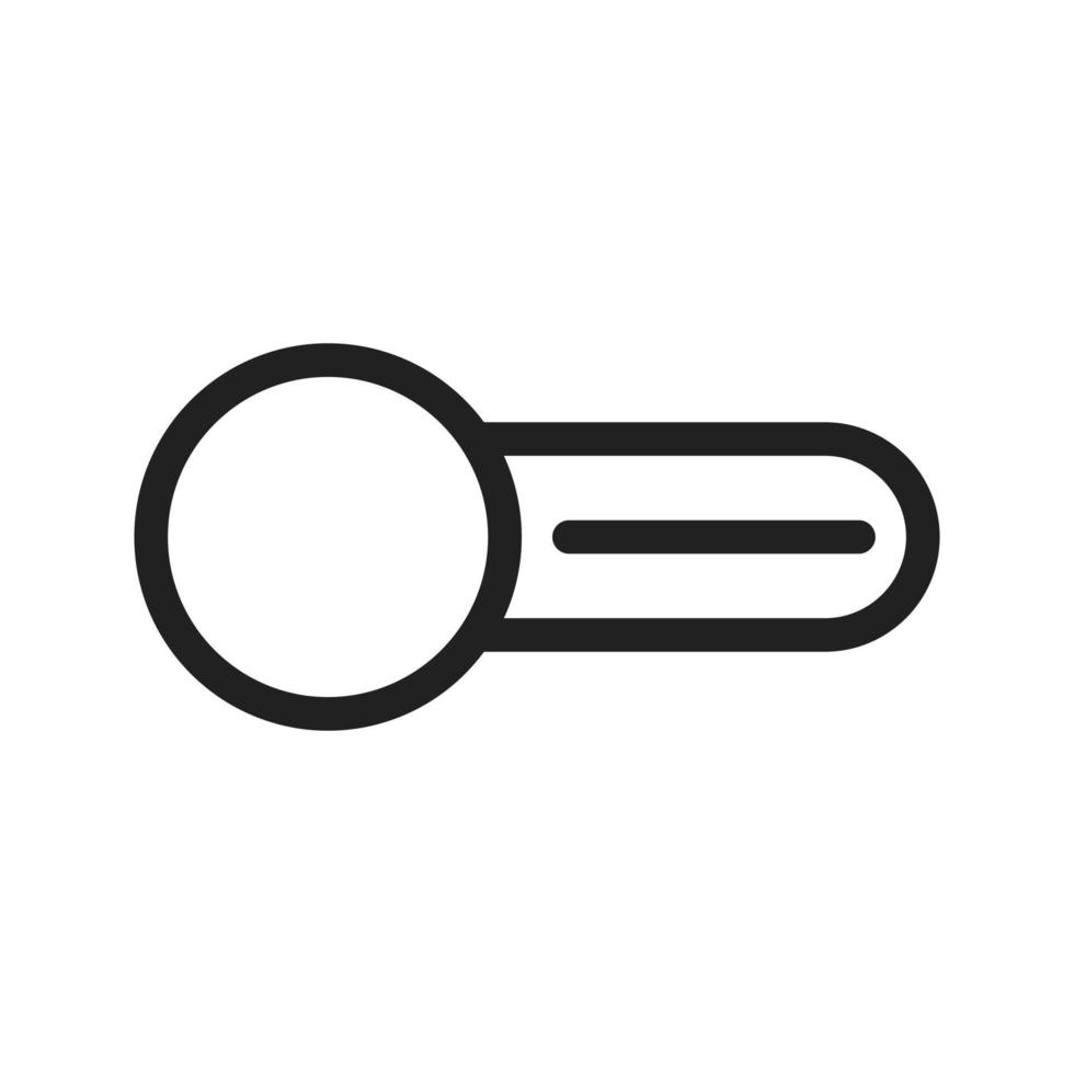 Switch Off Line Icon vector
