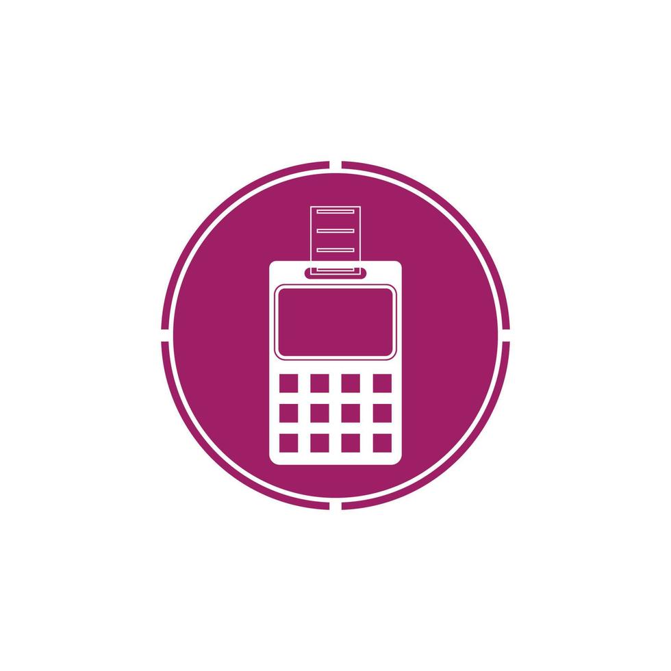 Credit card machine. ATM for money. Payment terminal illustration vector