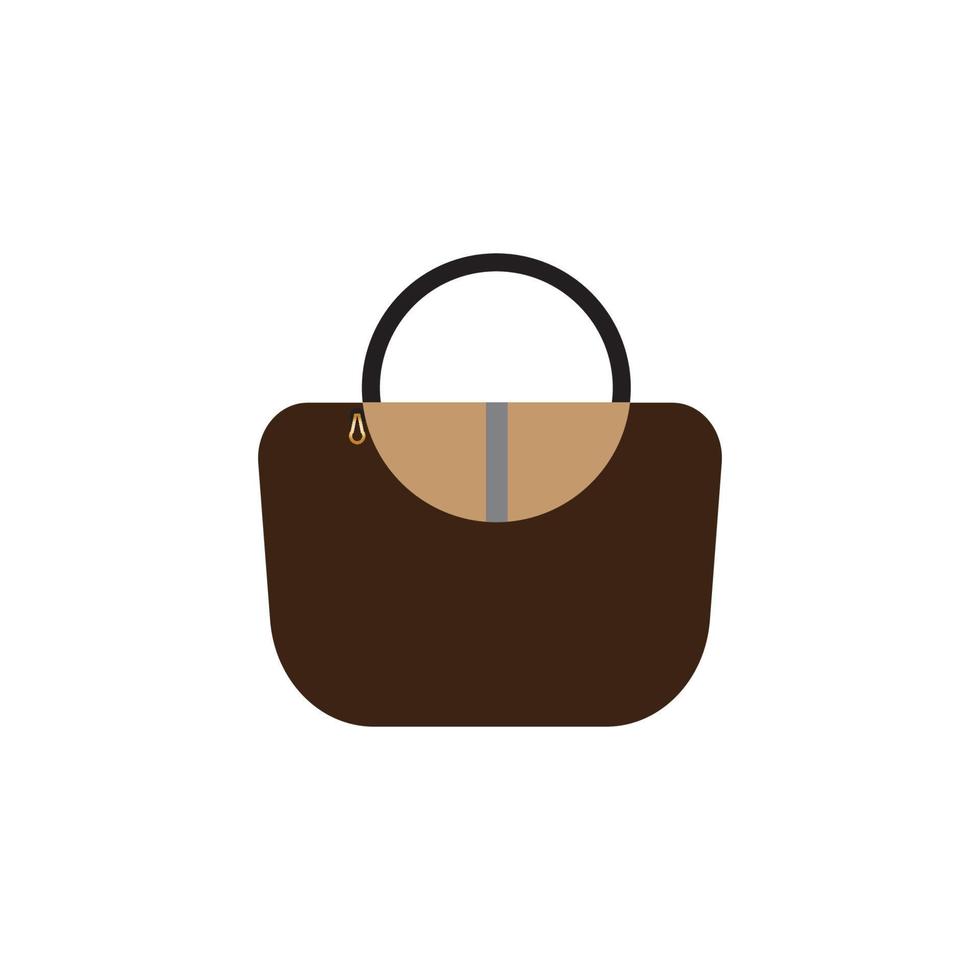 Woman bag icon vector background