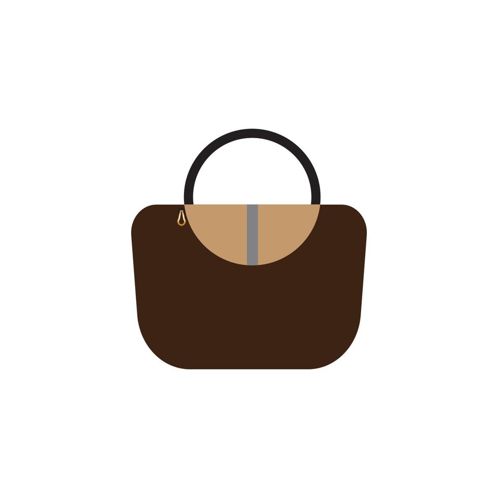 Woman bag icon vector background