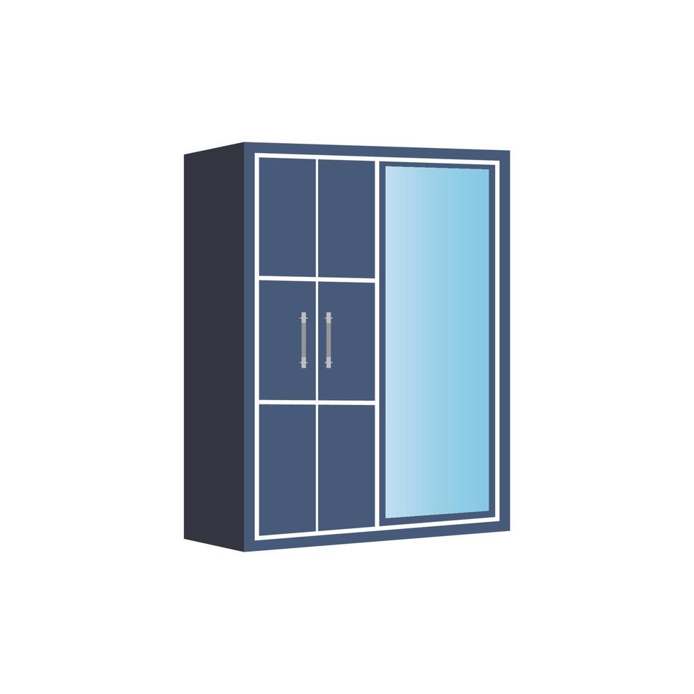 Wardrobe vector icon background logo template