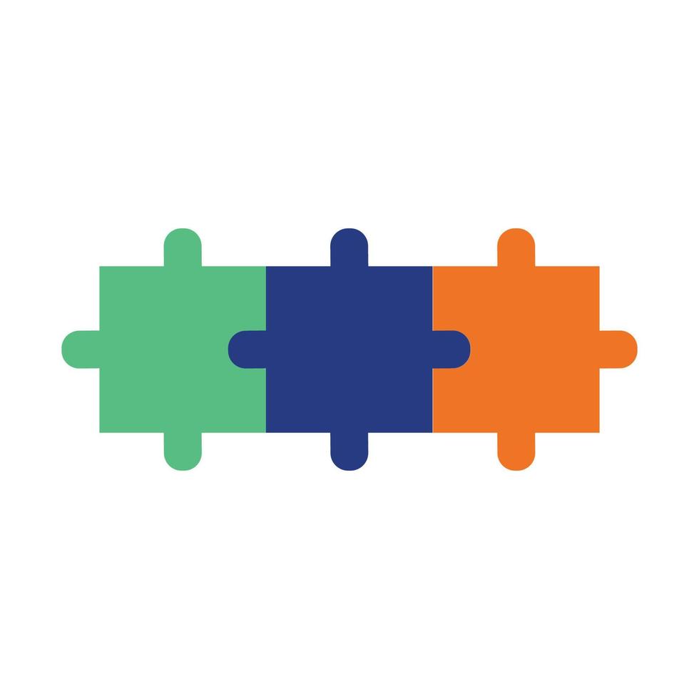 Puzzle vector icon illustration background
