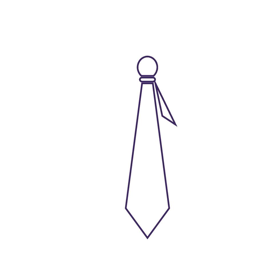 Necktie vector icon