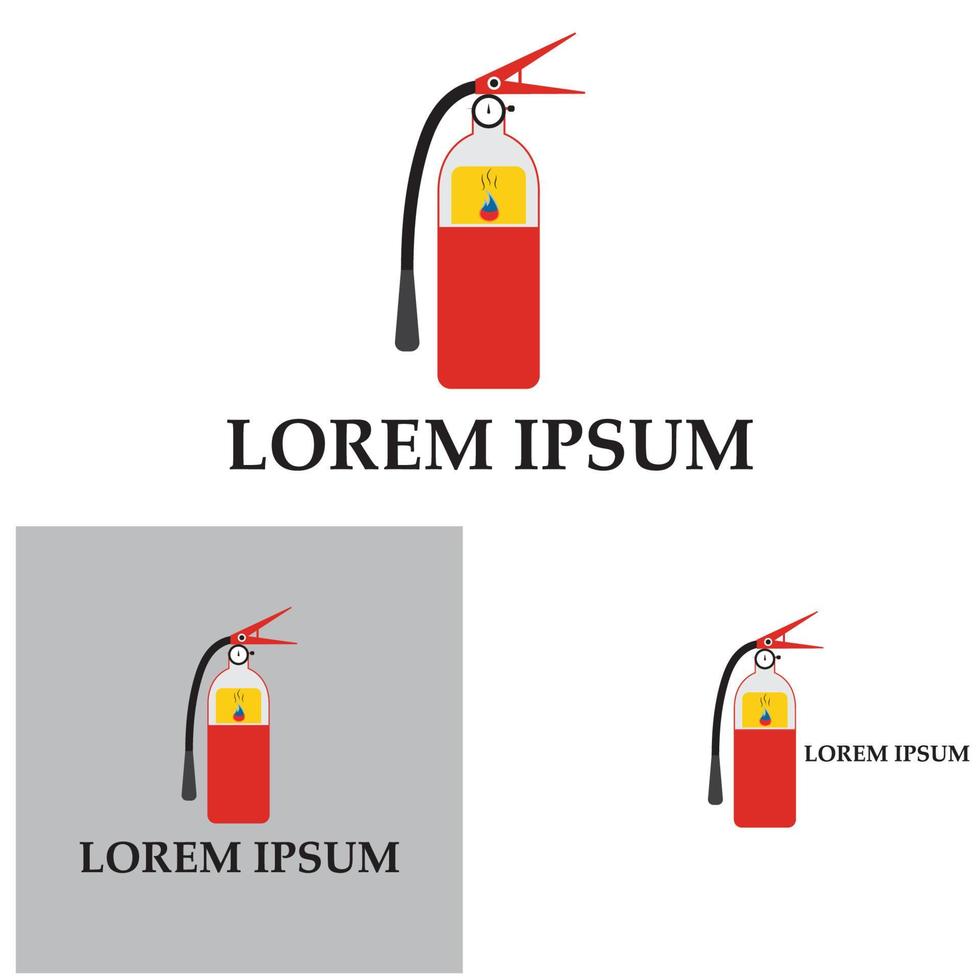 Fire extinguisher icon, protection equipment,emergency sign,safety symbol vector