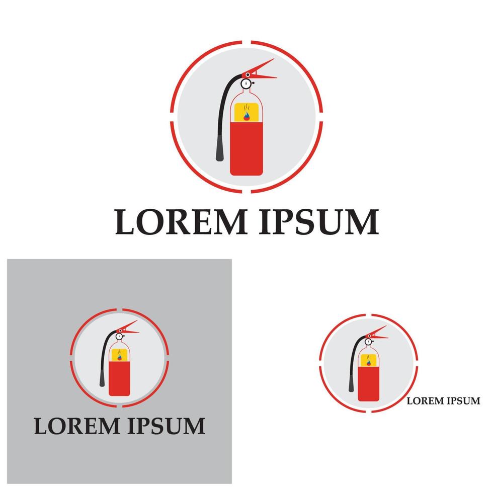 Fire extinguisher icon, protection equipment,emergency sign,safety symbol vector