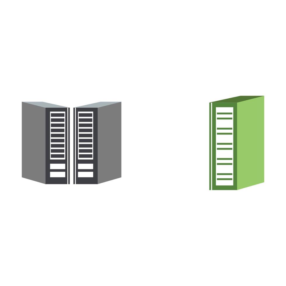 Binder simple. Office folder icon vector