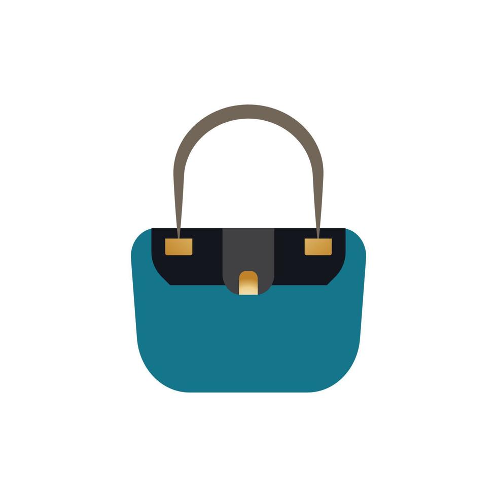 Woman bag icon vector background