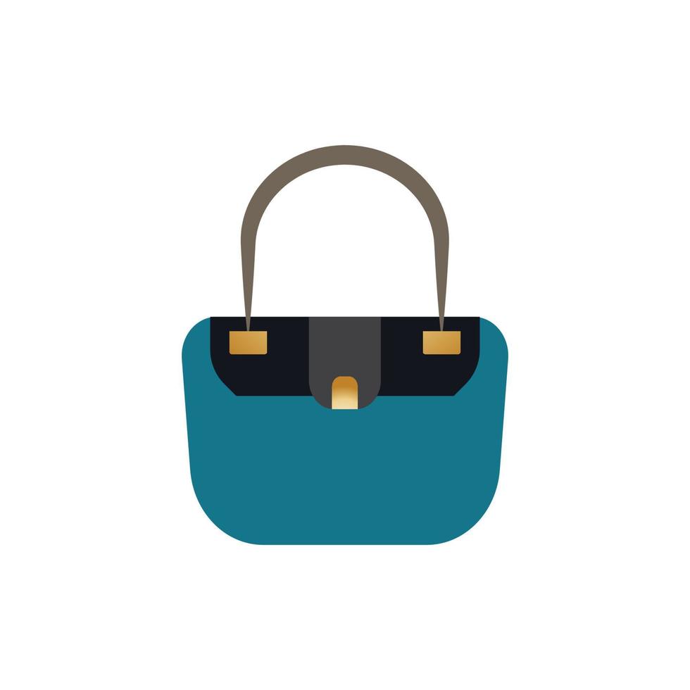 Woman bag icon vector background