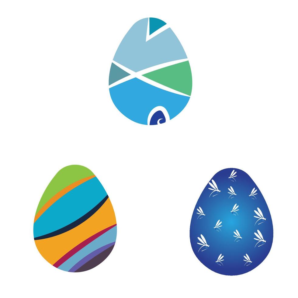 Easter vector icon tamplate background