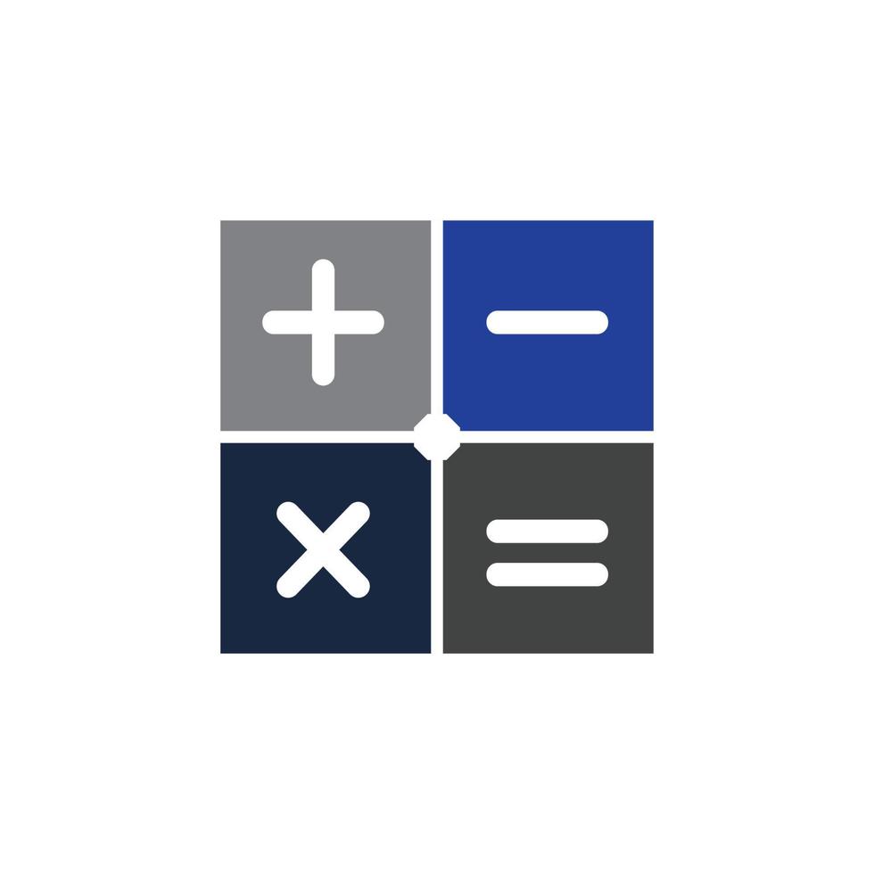 Calculator vector icon template background