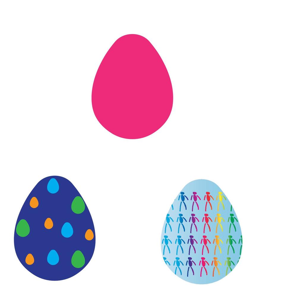 Easter vector icon tamplate background