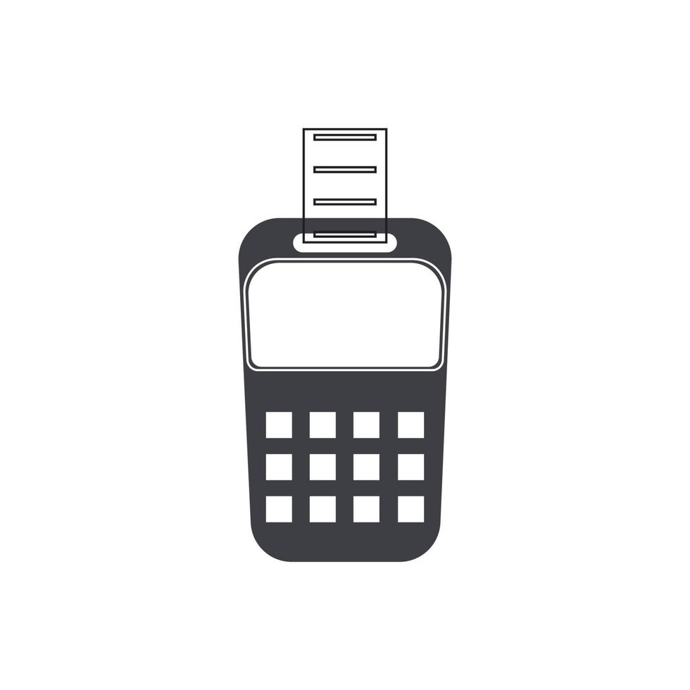 Credit card machine. ATM for money. Payment terminal illustration vector