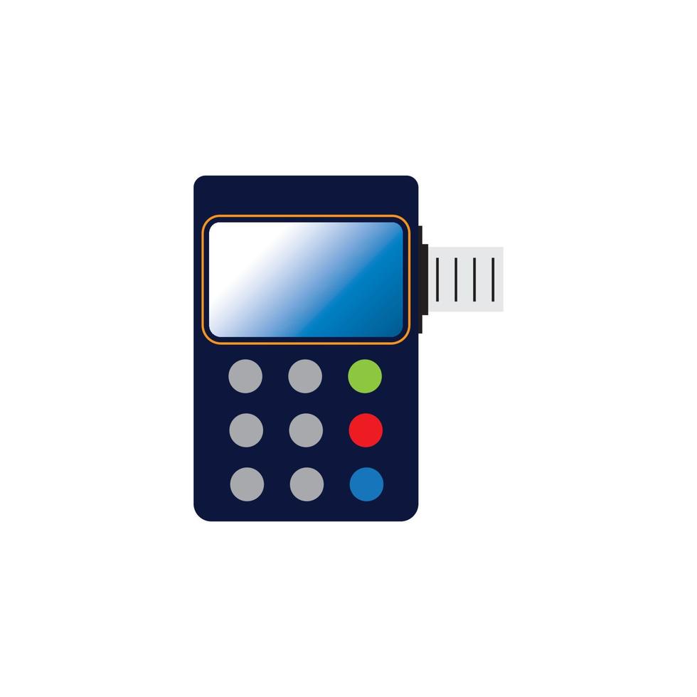 Credit card machine. ATM for money. Payment terminal illustration vector