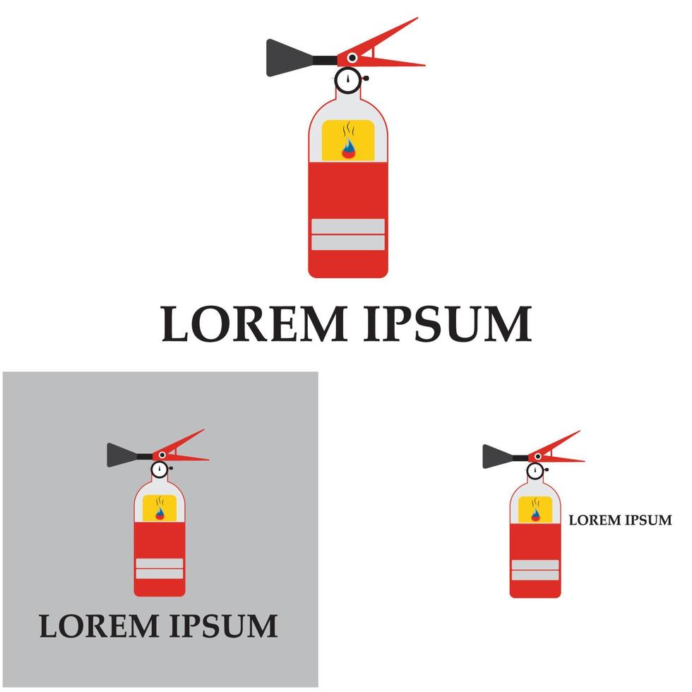 Fire extinguisher icon, protection equipment,emergency sign,safety symbol vector
