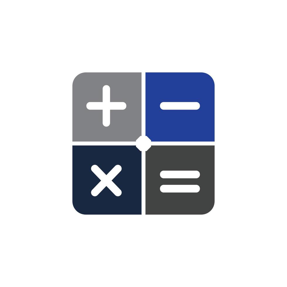 Calculator vector icon template background