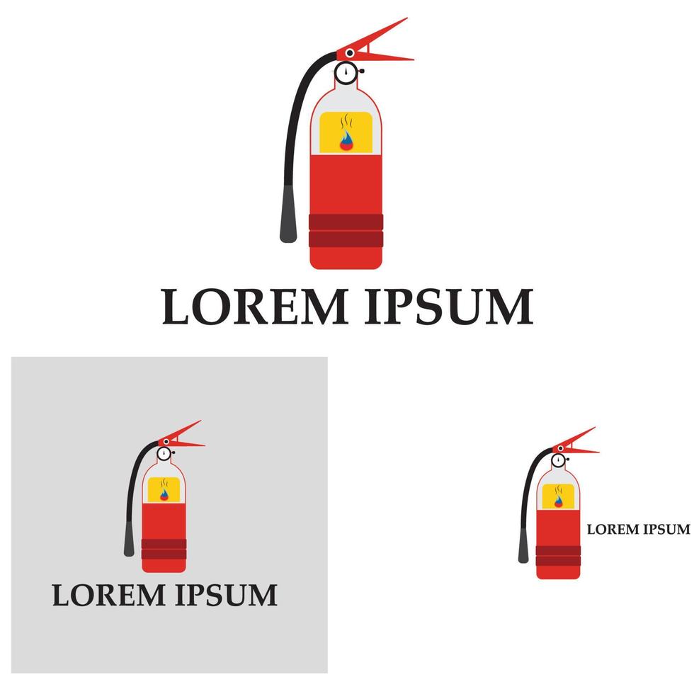 Fire extinguisher icon, protection equipment,emergency sign,safety symbol vector