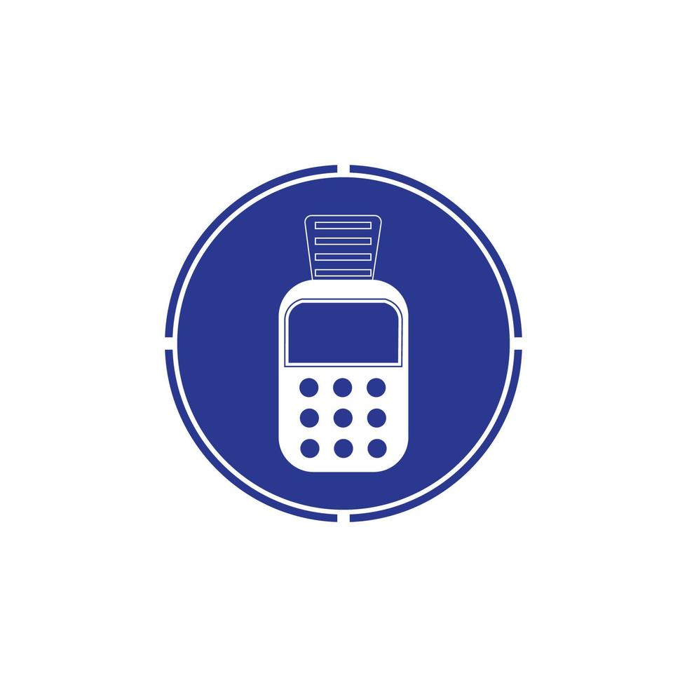 Credit card machine. ATM for money. Payment terminal illustration vector