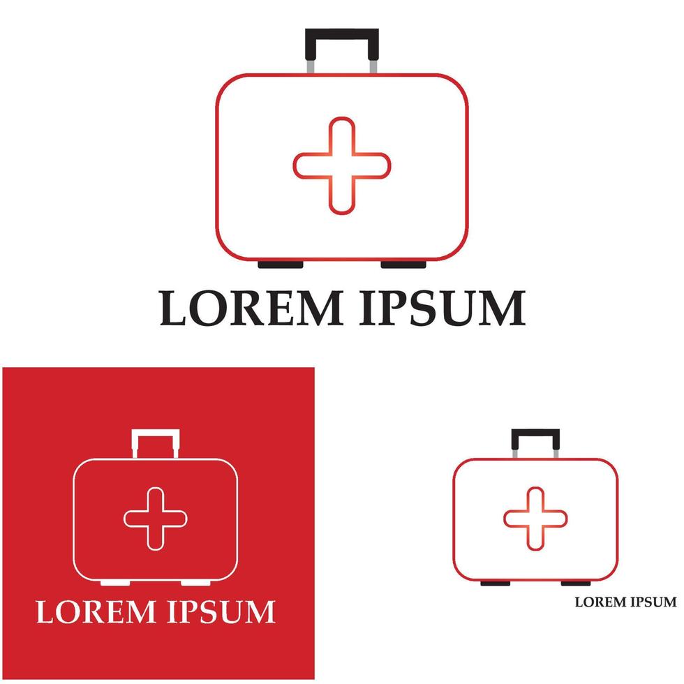 First aid icon on white background vector