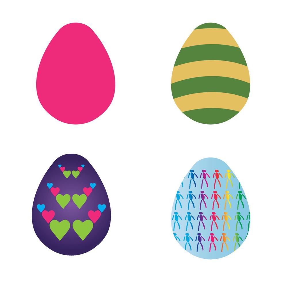 Easter vector icon tamplate background