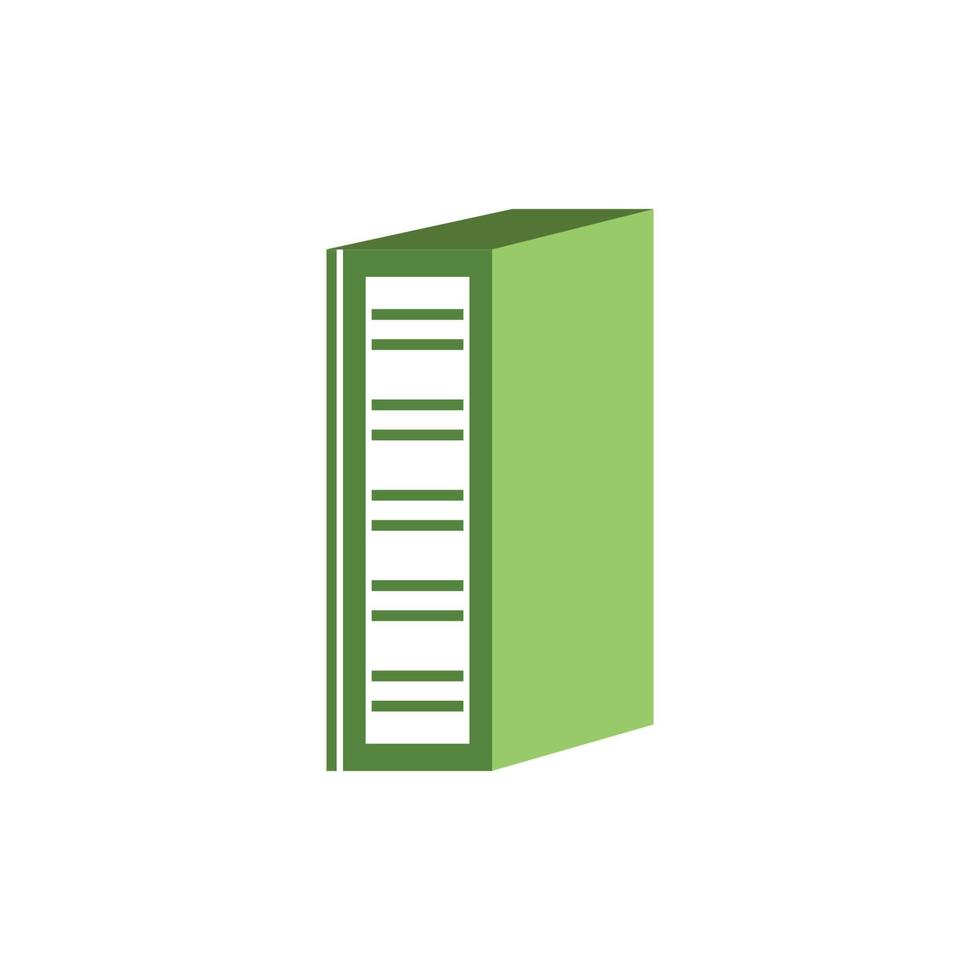Binder simple. Office folder icon vector
