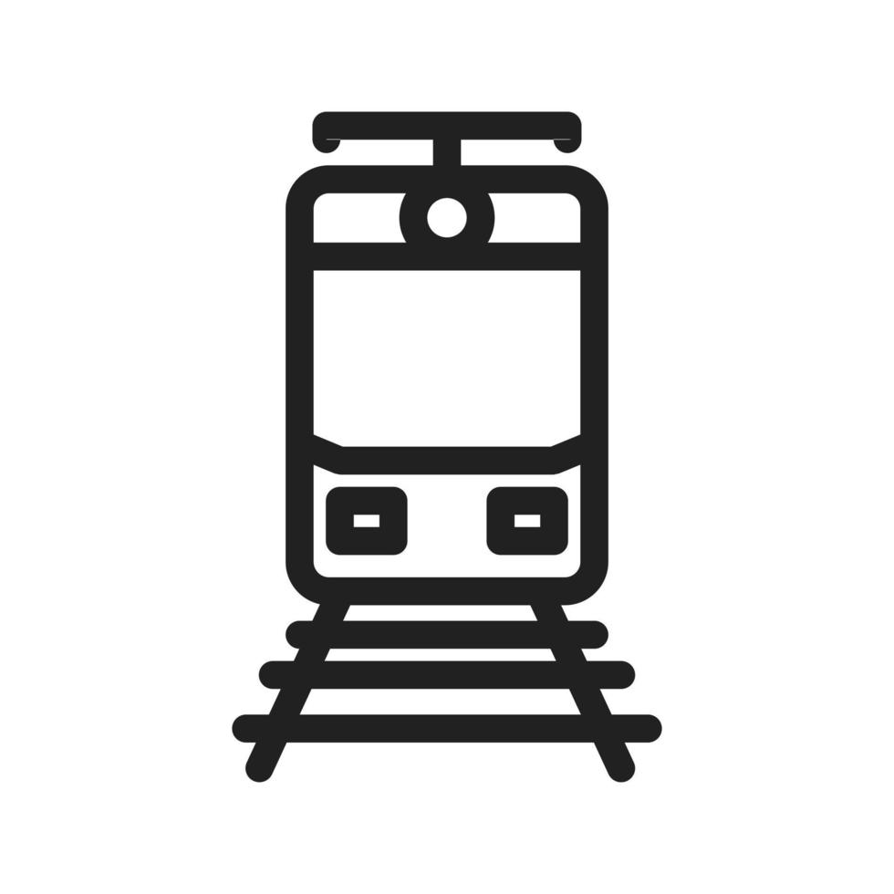 Train Tracks Icon vector