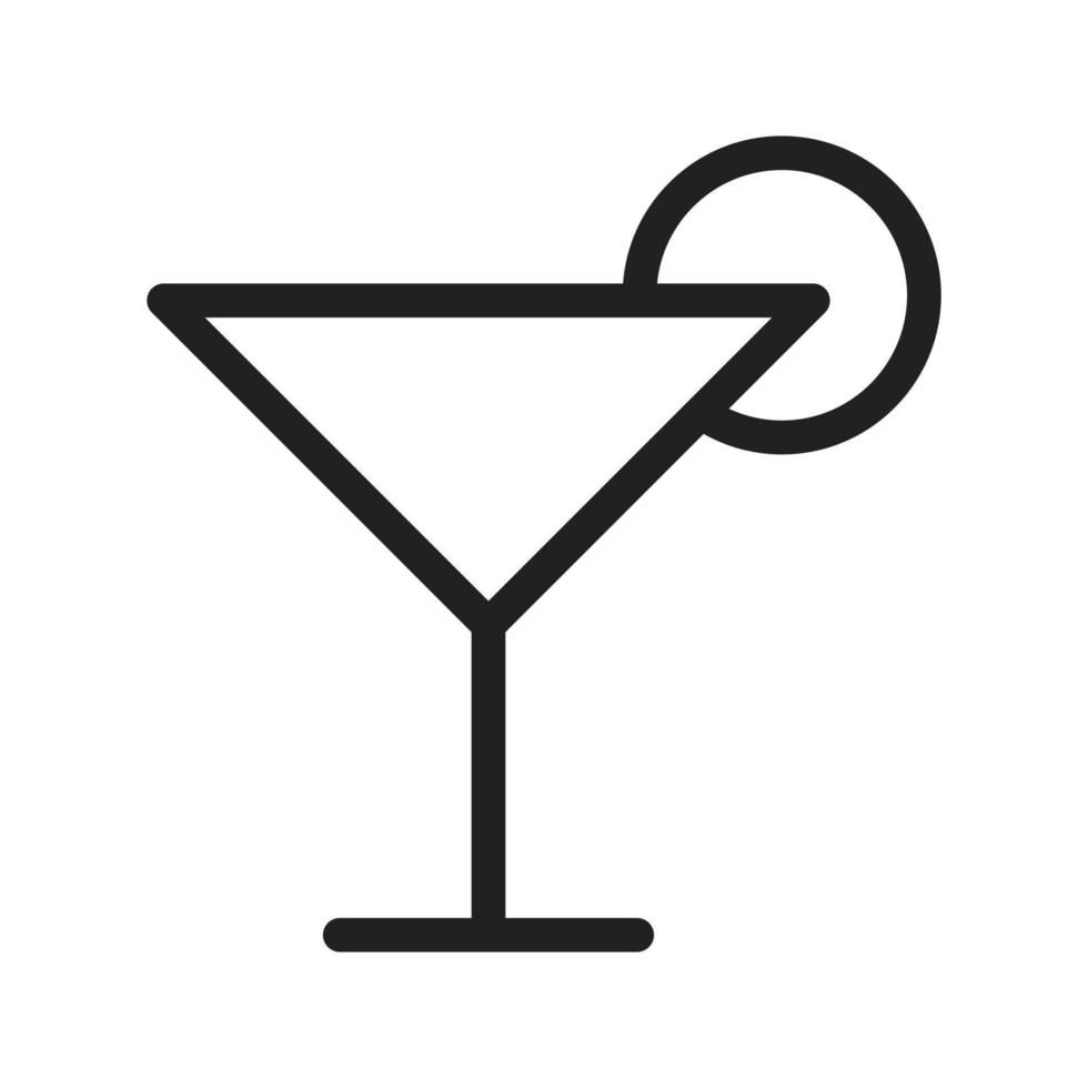 icono de bebida de coctel vector