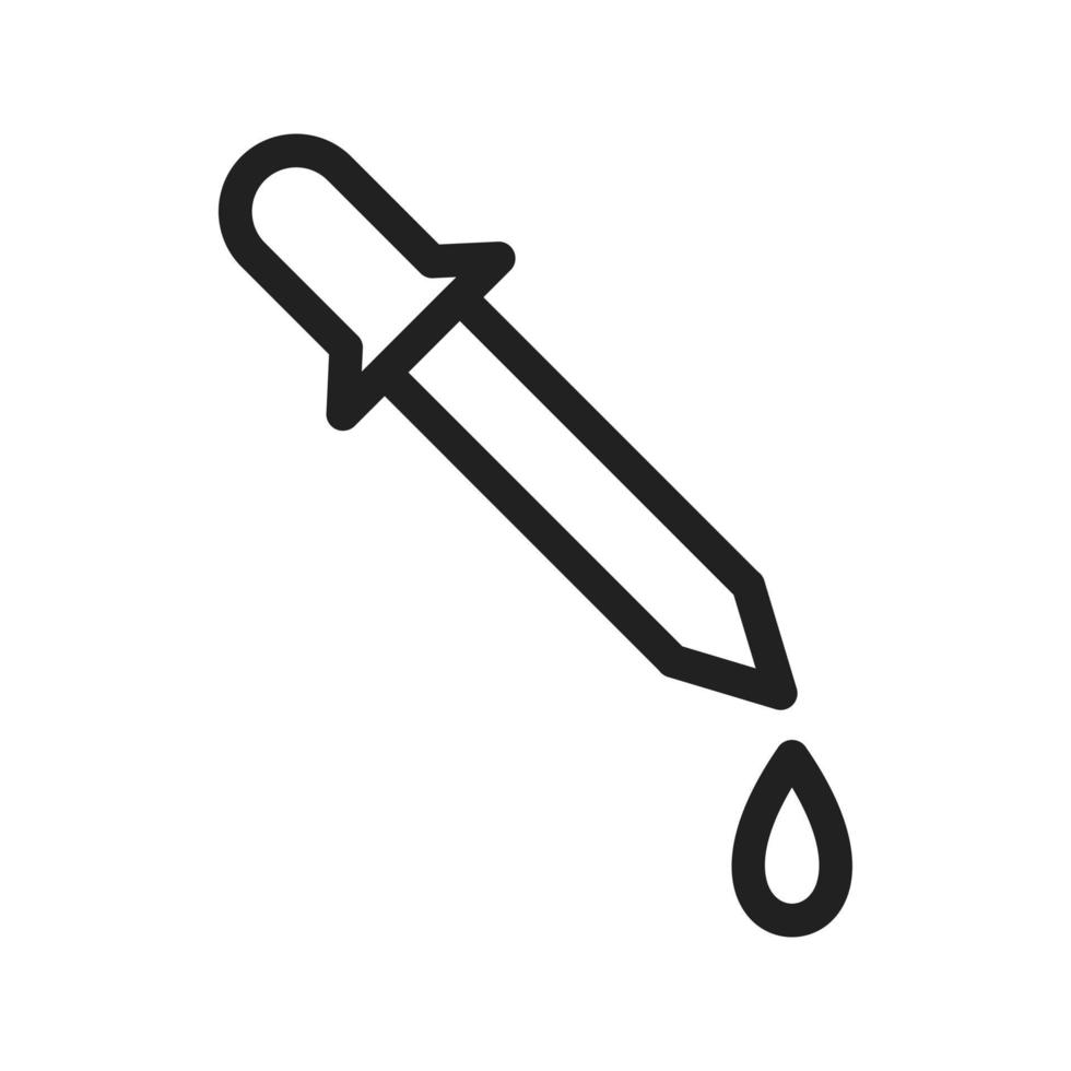 Dropper Line Icon vector