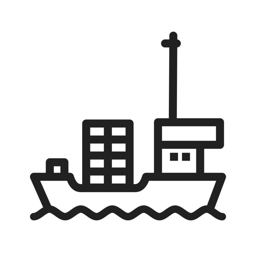 Cargo Ship II Icon vector