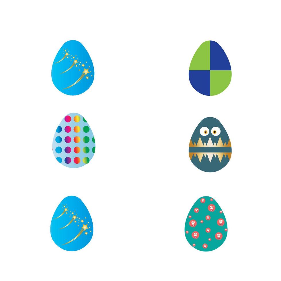 Easter vector icon tamplate background