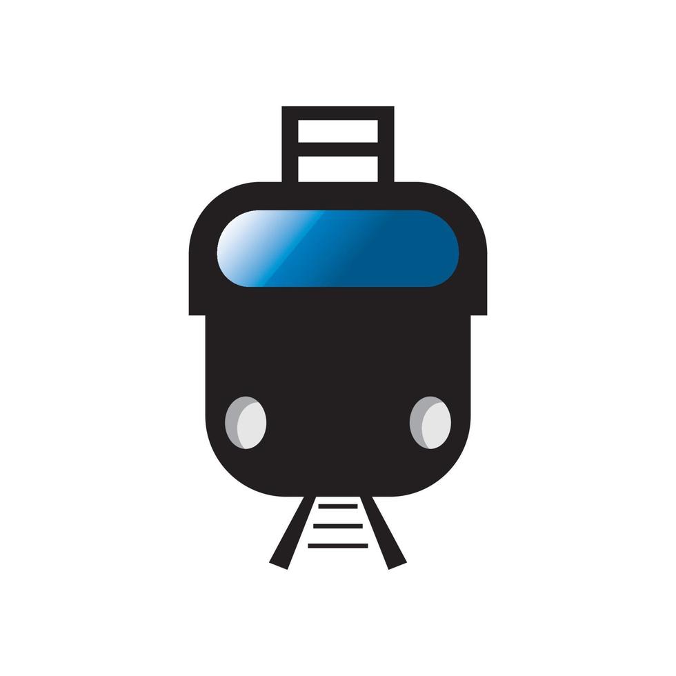 Train icon vector background