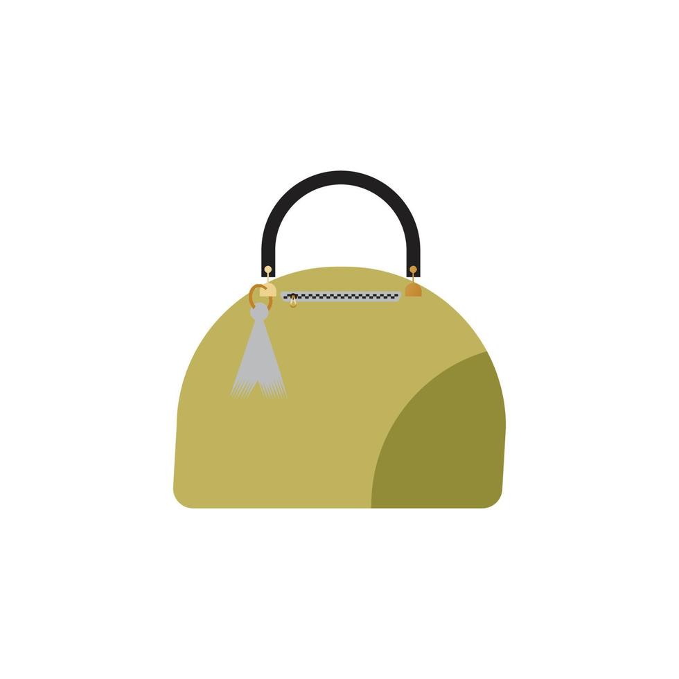 Woman bag icon vector background