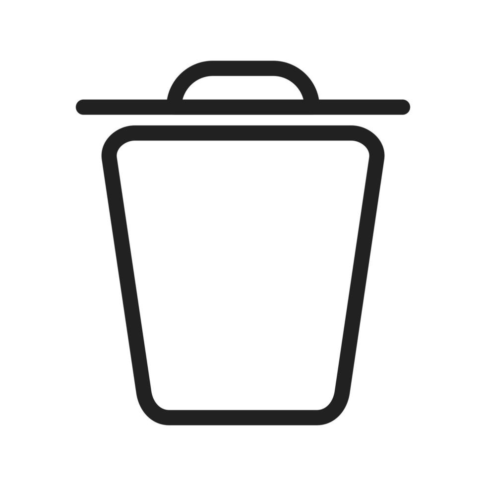 Trash Line Icon vector