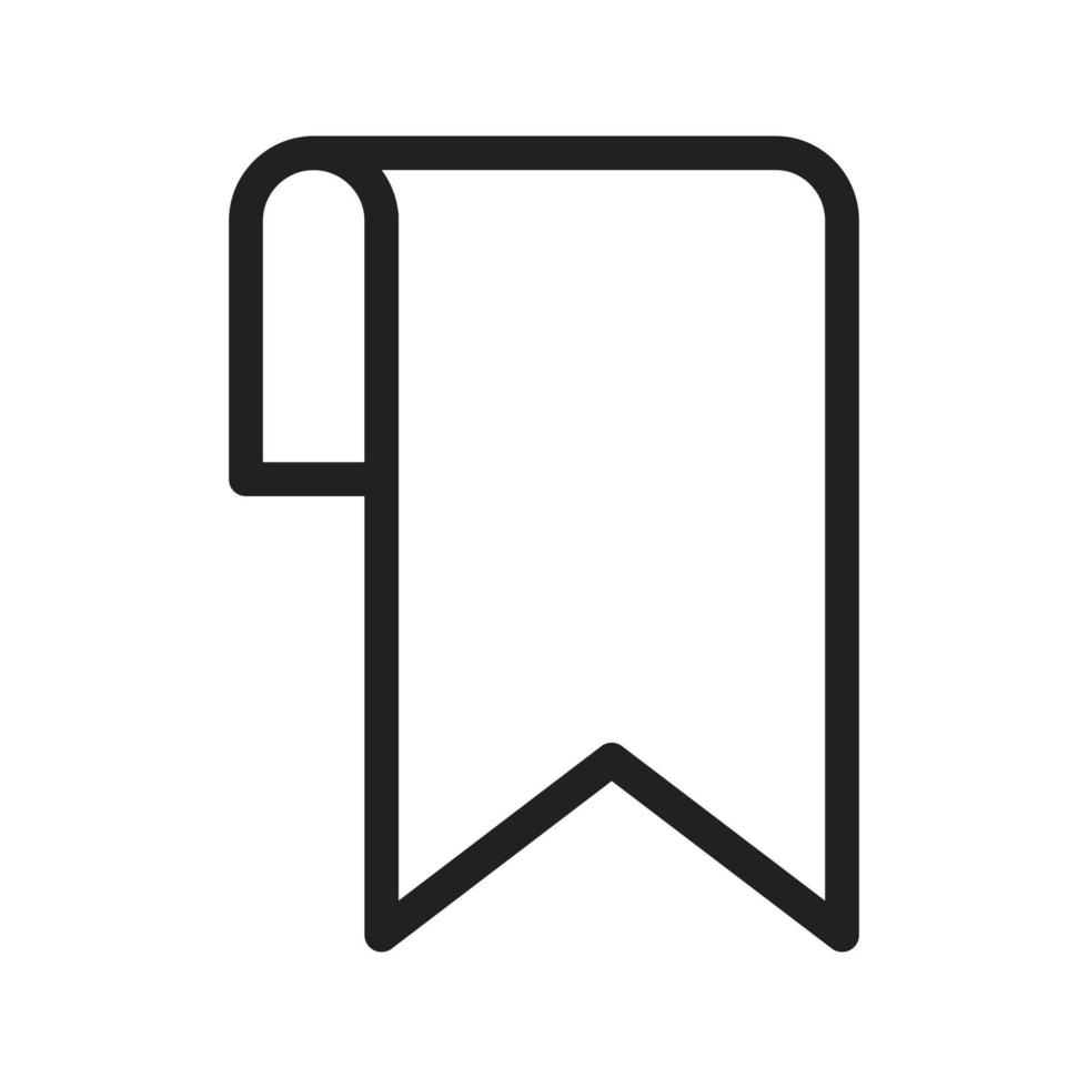 Bookmark Line Icon vector