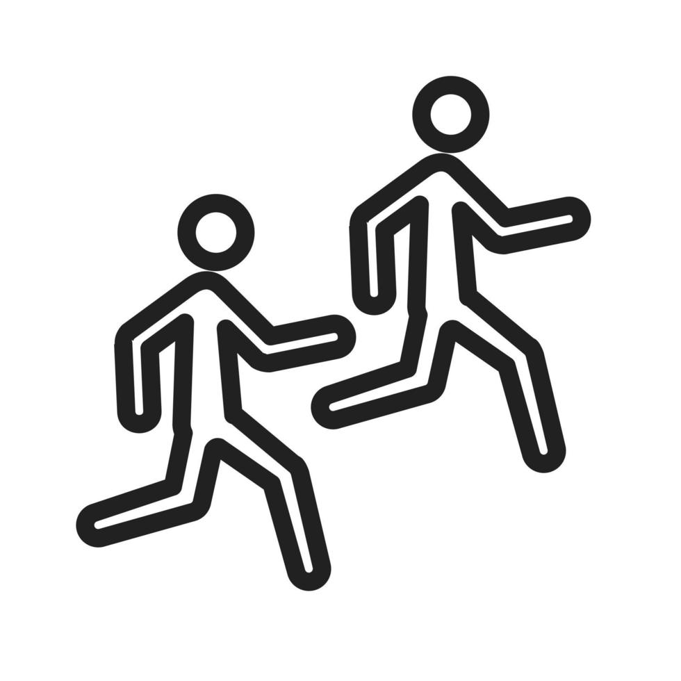 Running Race Icon vector