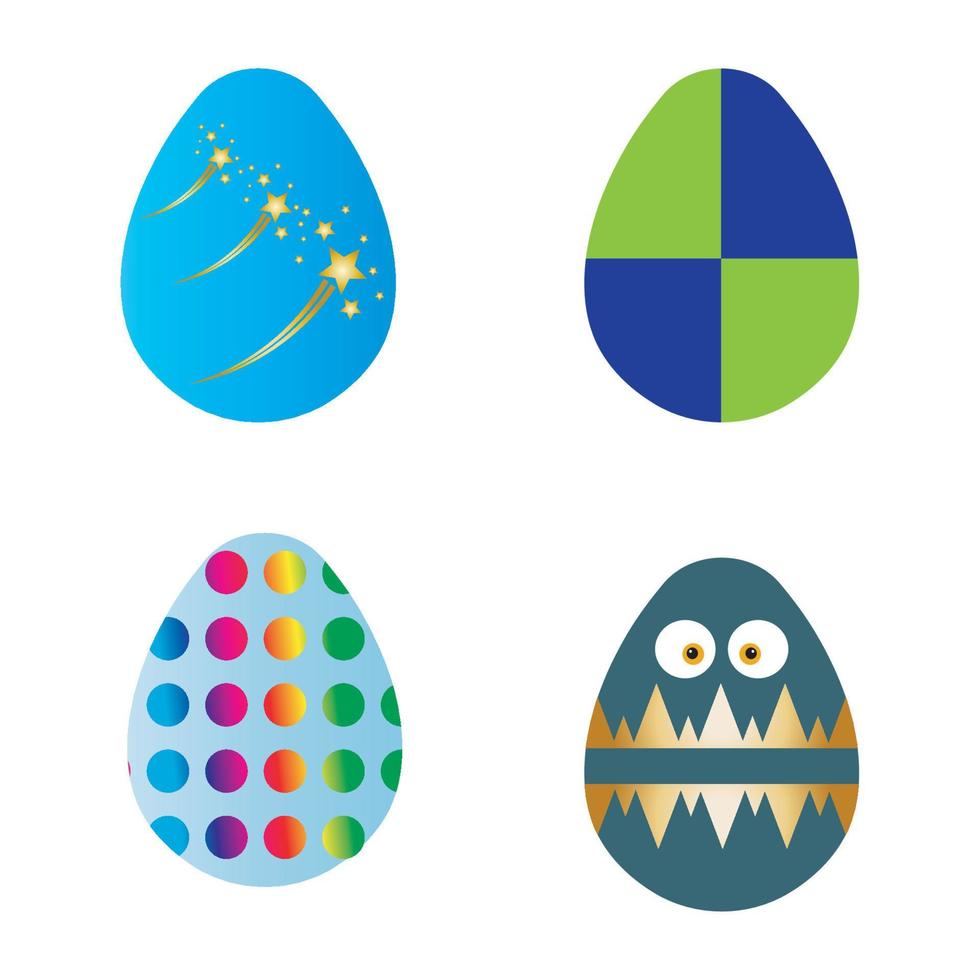 Easter vector icon tamplate background