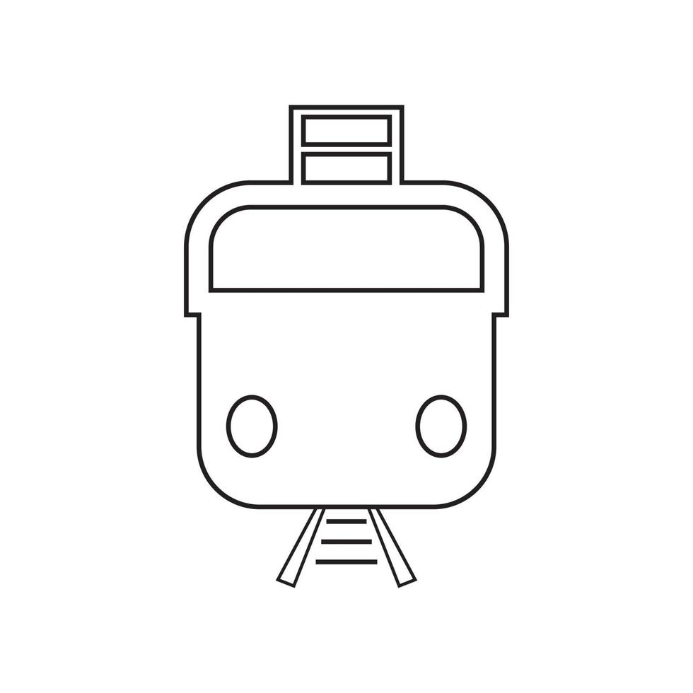 fondo de vector de icono de tren