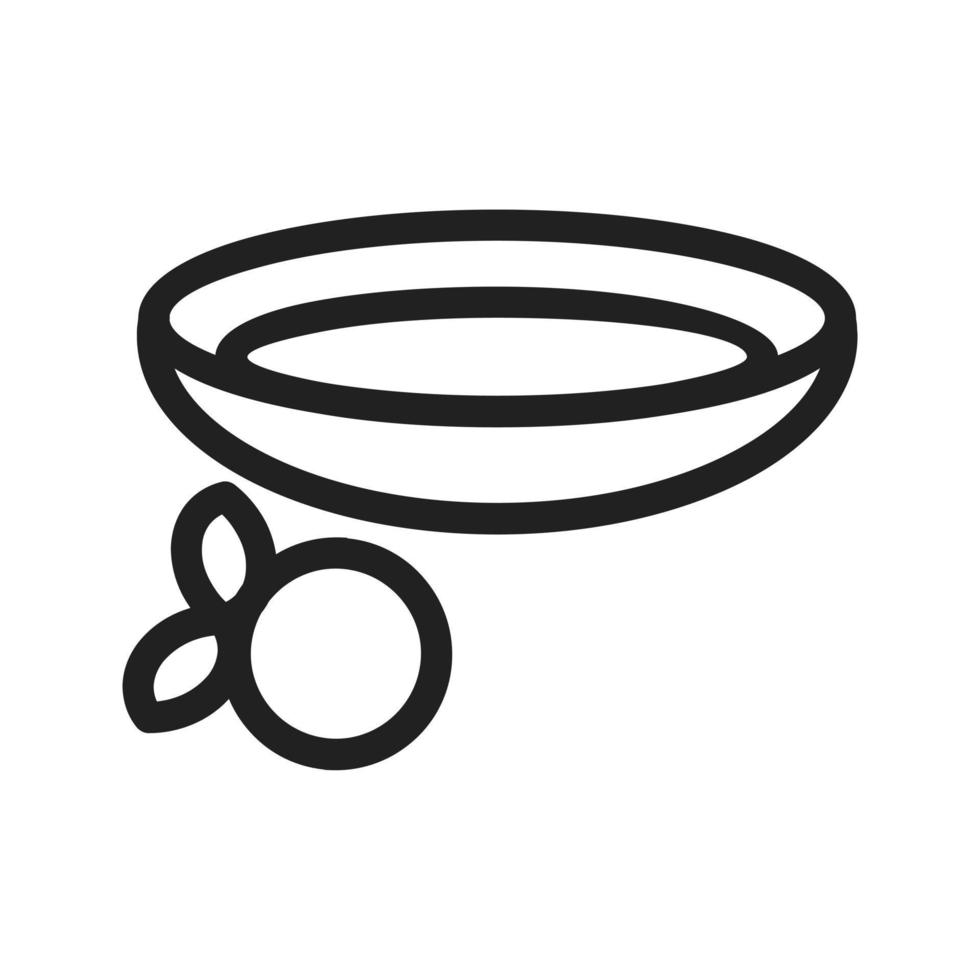 Cranberry Sauce Line Icon vector